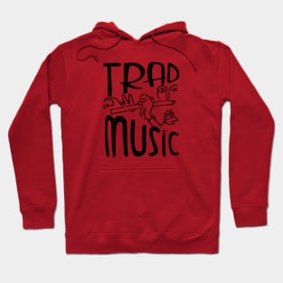 Ireland, Music, Irish Trad Music Hoodie